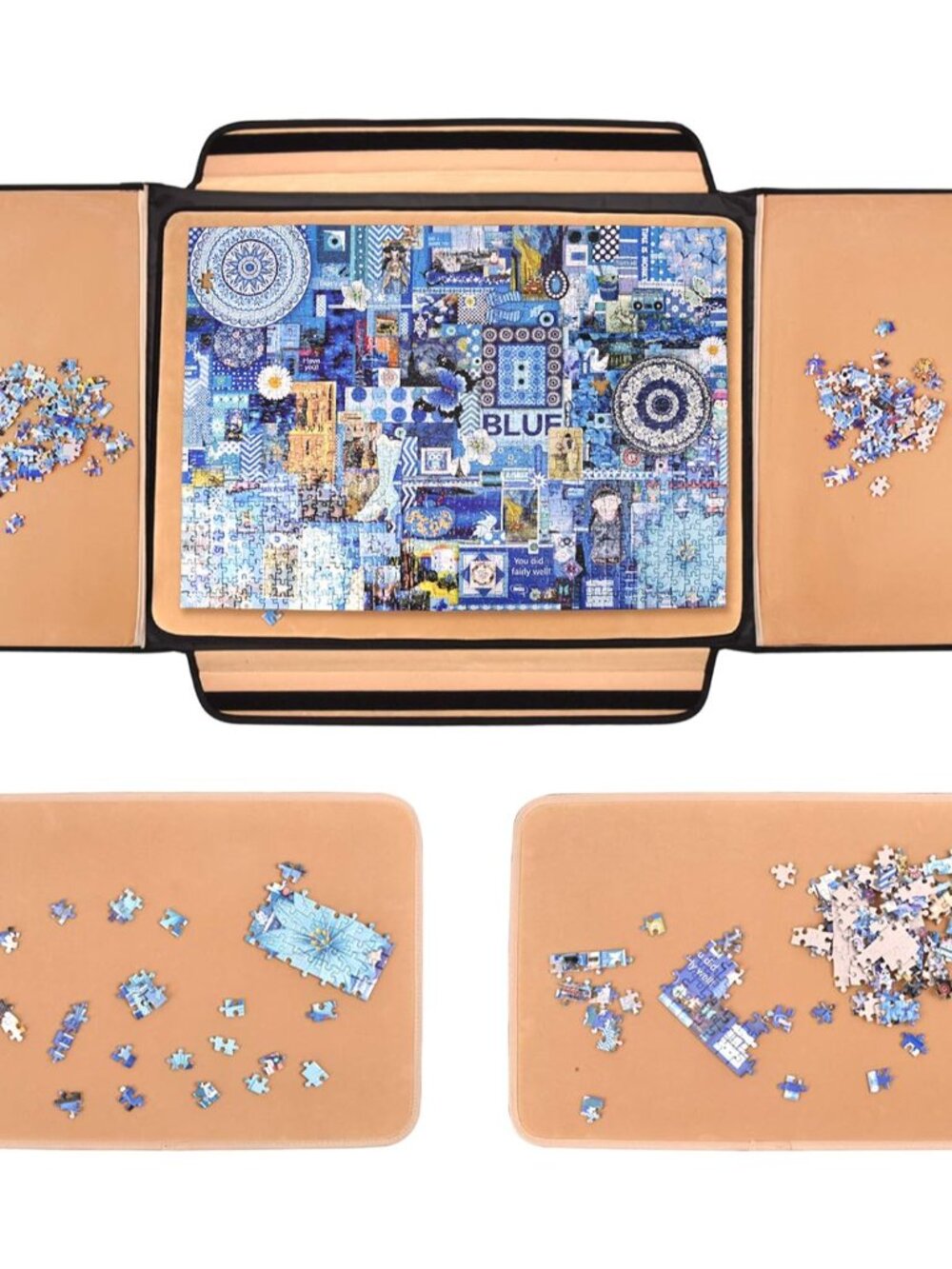 1500 Pieces Jigsaw Puzzle Board, Portable Puzzle Board, 25"×35.43" Jigsaw Puzzle